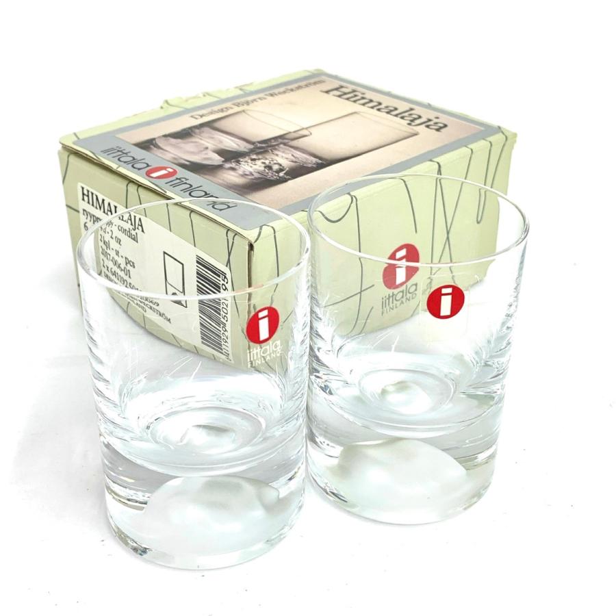 iittala イッタラ ヒマラヤ ロックグラス 2客セット 箱付 新品同様 