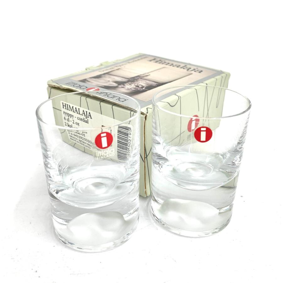 iittala イッタラ ヒマラヤ ロックグラス 2客セット 箱付 新品同様 