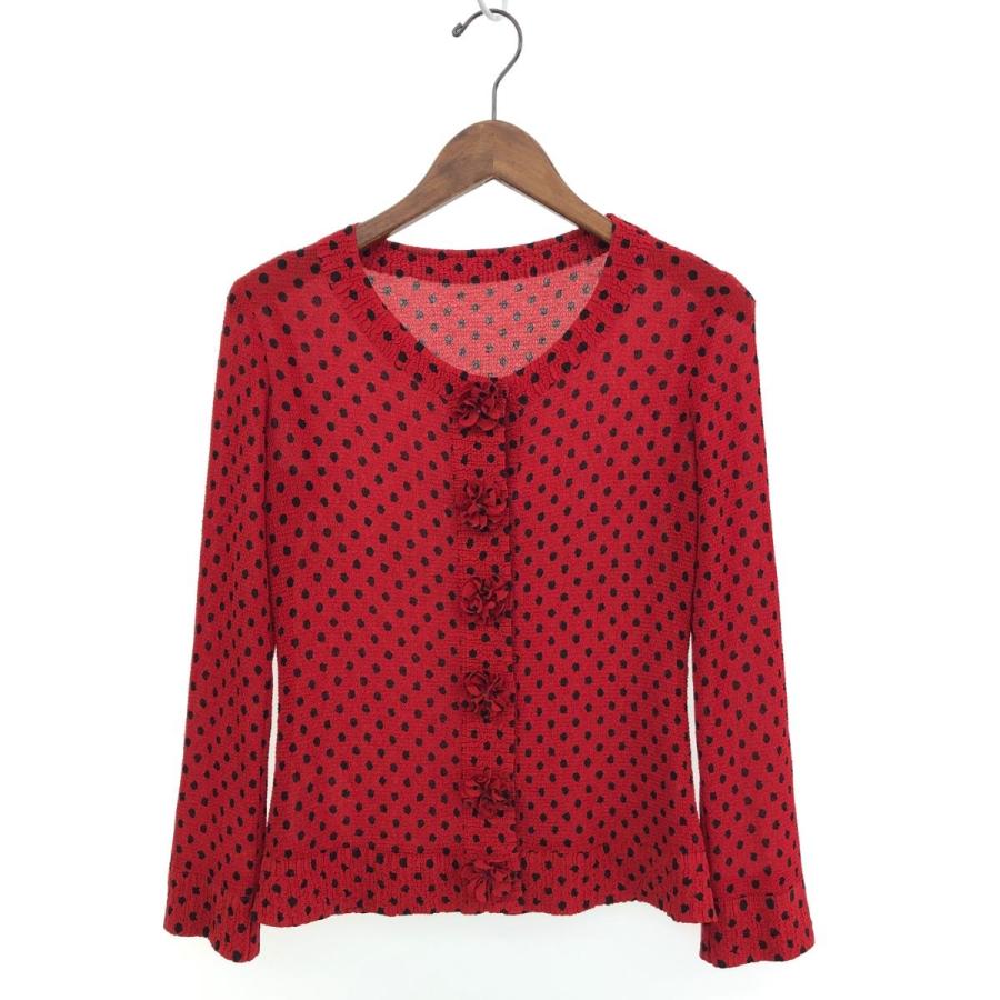 NOKO OHNO ノコオーノ シャツジャケット 良好 サイズ38 レッド  