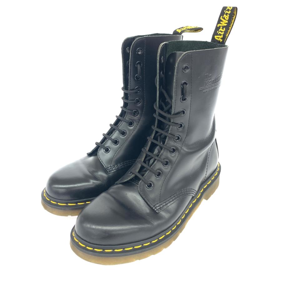 Dr.Martens ドクターマーチン 10ホール ブーツ 良好 uk7 1490 ブラック  