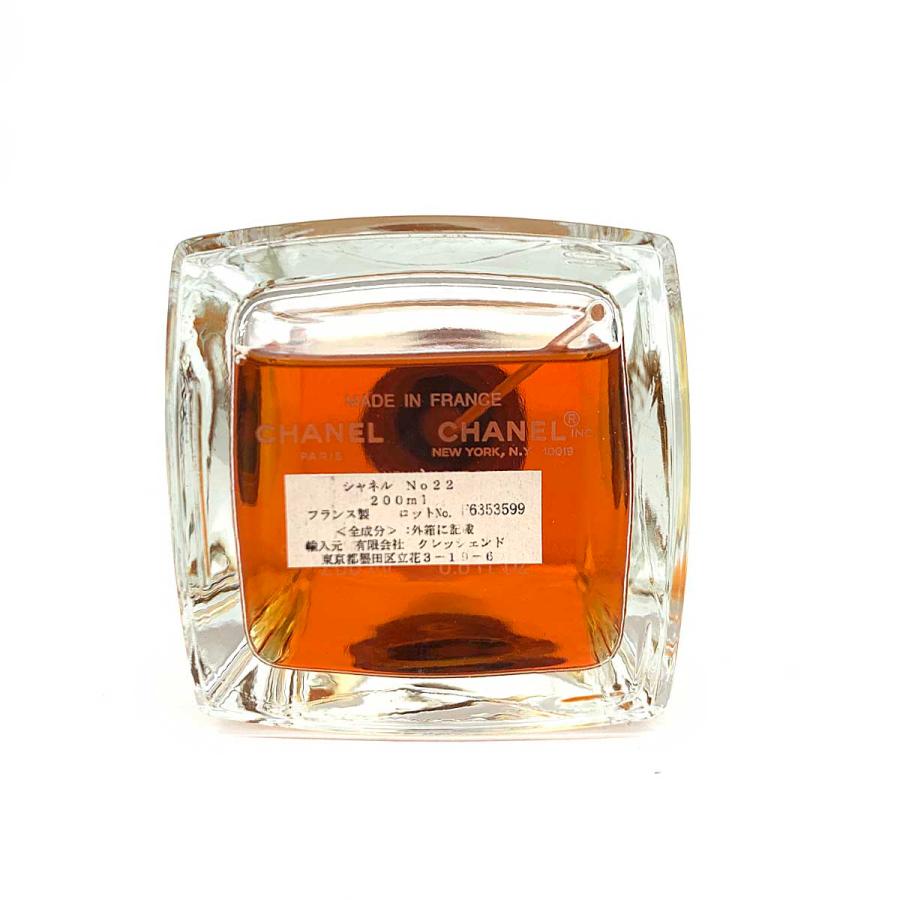 CHANEL シャネル N゜22 香水 内容量:200ml 残8割 EDT CHANEL シャネル N゜22 香水 内容量:200ml 残8割 EDT