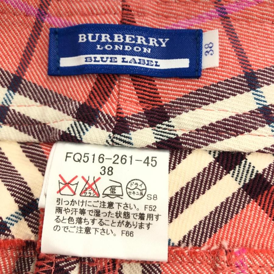 BURBERRY BLUE LABEL バーバリーブルーレーベル パンツ 良好 BURBERRY BLUE LABEL バーバリーブルーレーベル パンツ 良好