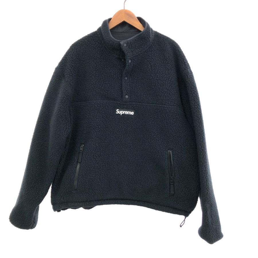 SUPREME シュプリーム フリース ジャケット サイズ:L ブラック メンズ 