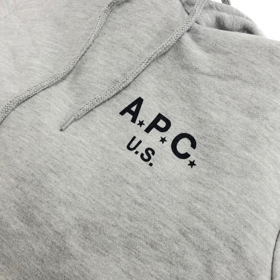 A.P.C. アーペーセー フーディパーカー サイズS グレー A.P.C. アーペーセー フーディパーカー サイズS グレー