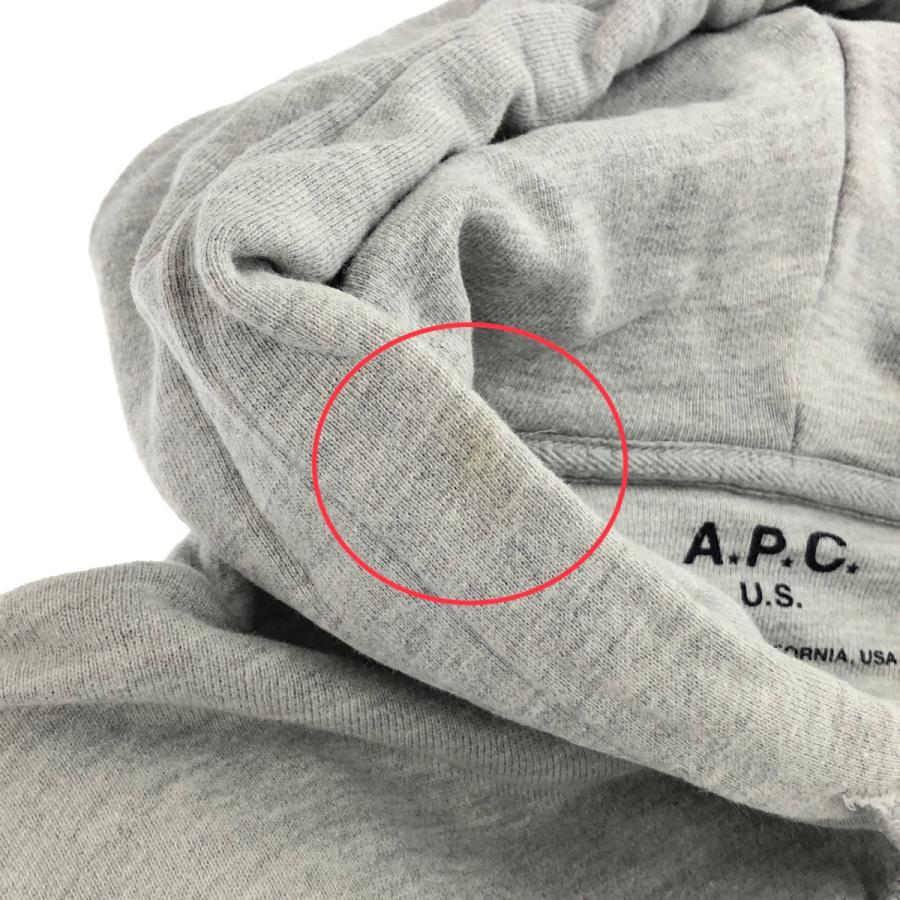 A.P.C. アーペーセー フーディパーカー サイズS グレー A.P.C. アーペーセー フーディパーカー サイズS グレー