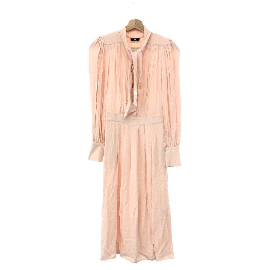 ELISABETTA FRANCHI エリザベッタフランキ ボウタイワンピース 38 
