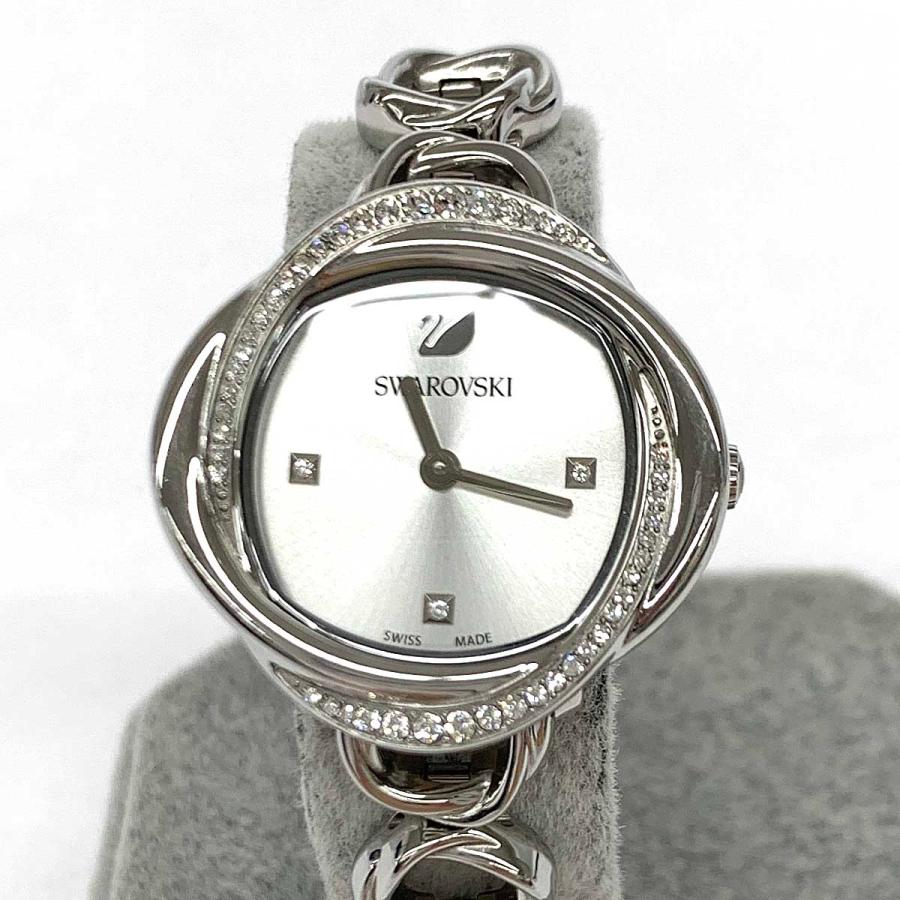 スワロフスキー腕時計 SWAROVSKI スワロフスキー クリスタルフラワー 腕時計 良好