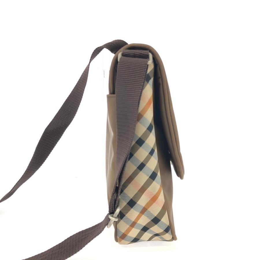 DAKS LONDON ダックスロンドン ミニショルダーバッグ ブラウン 