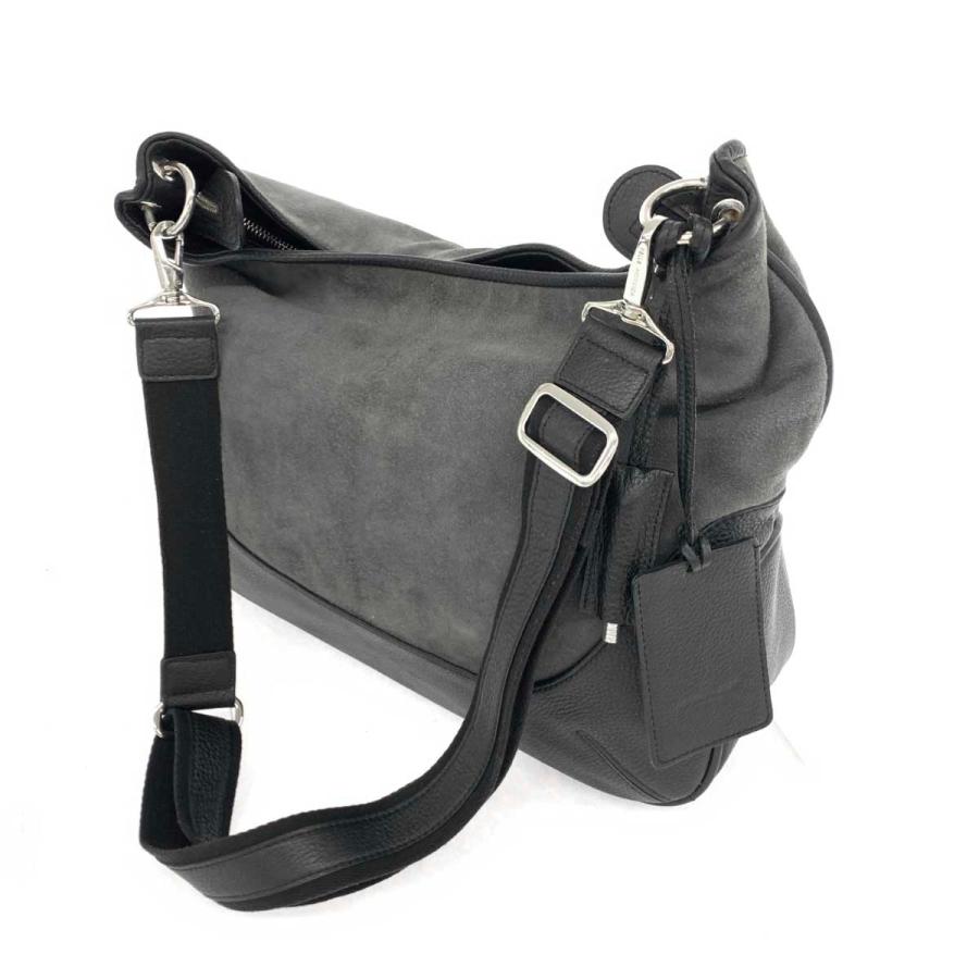 PELLE MORBIDA ペッレモルビダ ワンショルダーバッグ グレー PELLE MORBIDA ペッレモルビダ ワンショルダーバッグ グレー