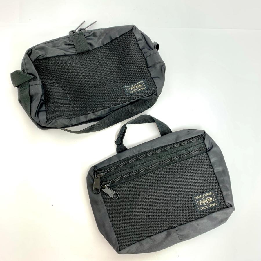 PORTER ポーター トラベルポーチセット 美品 ブラック 小物入れ PORTER ポーター トラベルポーチセット 美品 ブラック 小物入れ