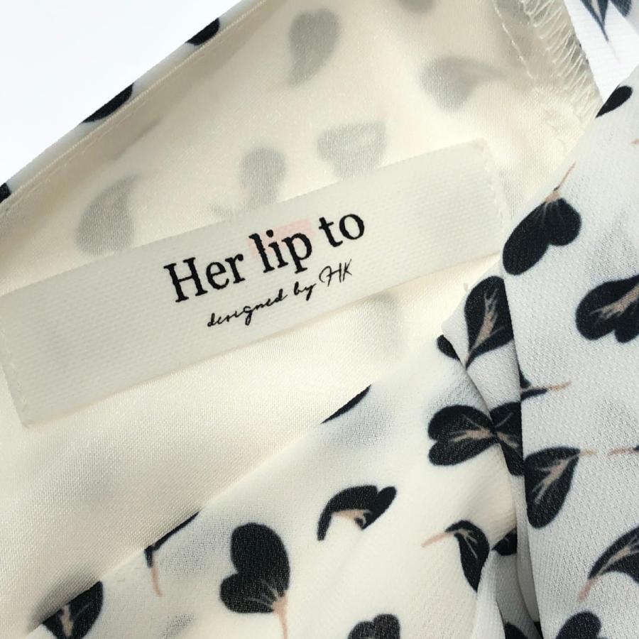 Her lip to ハーリップトゥ Heart Petal Midi Dress ワンピース Her lip to ハーリップトゥ Heart Petal Midi Dress ワンピース