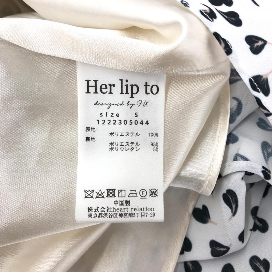 Her lip to ハーリップトゥ Heart Petal Midi Dress ワンピース Her lip to ハーリップトゥ Heart Petal Midi Dress ワンピース