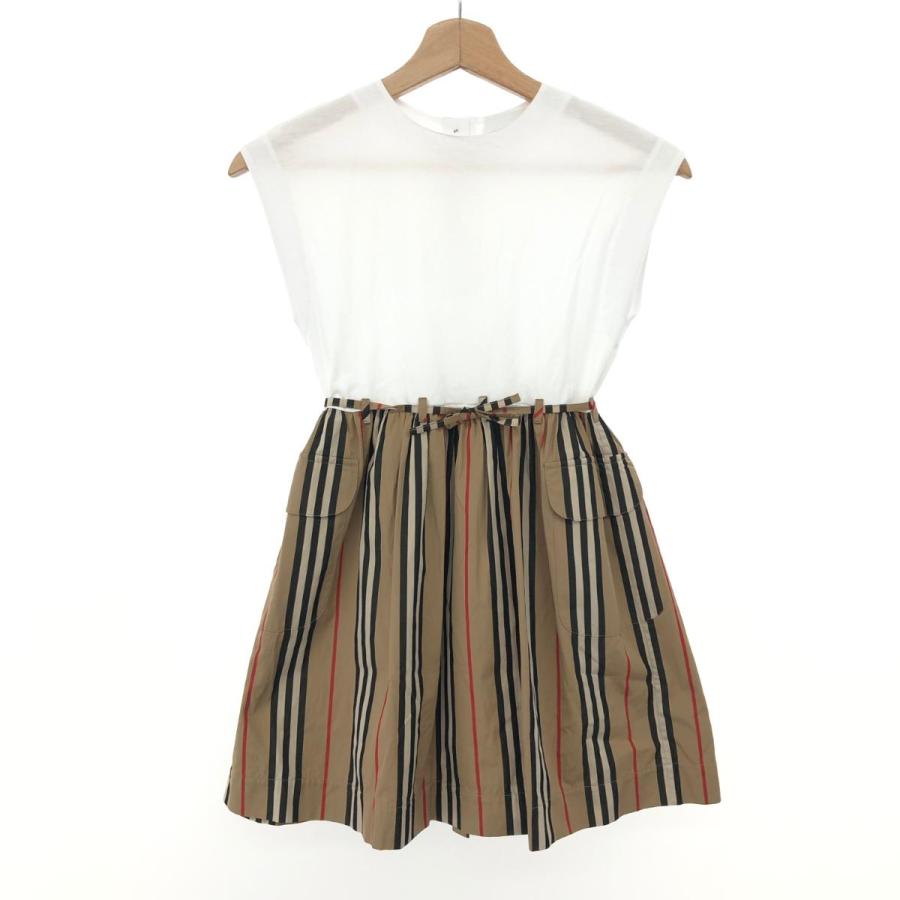 BURBERRY LONDON バーバリーロンドン ストライプ柄ワンピース 128cm/8Y  