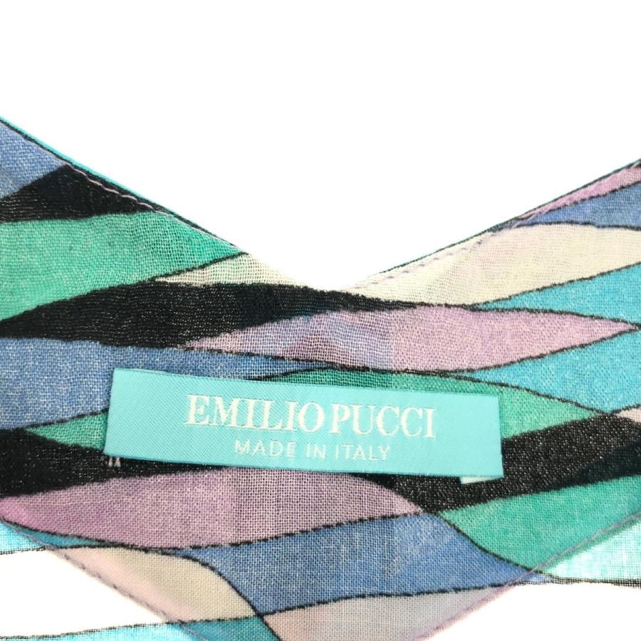 EMILIO PUCCI エミリオプッチ チュニック 良好 サイズM ブルー EMILIO PUCCI エミリオプッチ チュニック 良好 サイズM ブルー