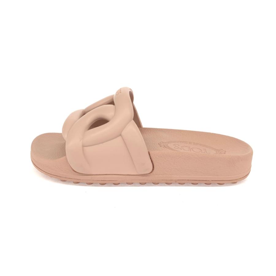 TOD'S トッズ ラバースライドサンダル 38 ピンク ラバー TOD'S トッズ ラバースライドサンダル 38 ピンク ラバー