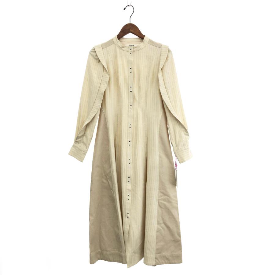 furfur ファーファー 異素材コンビワンピース 未使用品 サイズF 