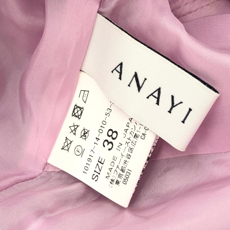 ANAYI アナイ ワンピース サイズ38 ピンク ポリエステル混 ANAYI アナイ ワンピース サイズ38 ピンク ポリエステル混