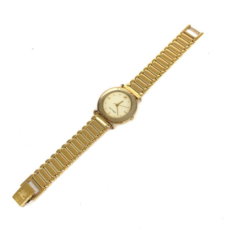 Courreges クレージュ 腕時計 クォーツ 4N01-022A ゴールド Courreges クレージュ 腕時計 クォーツ 4N01-022A ゴールド