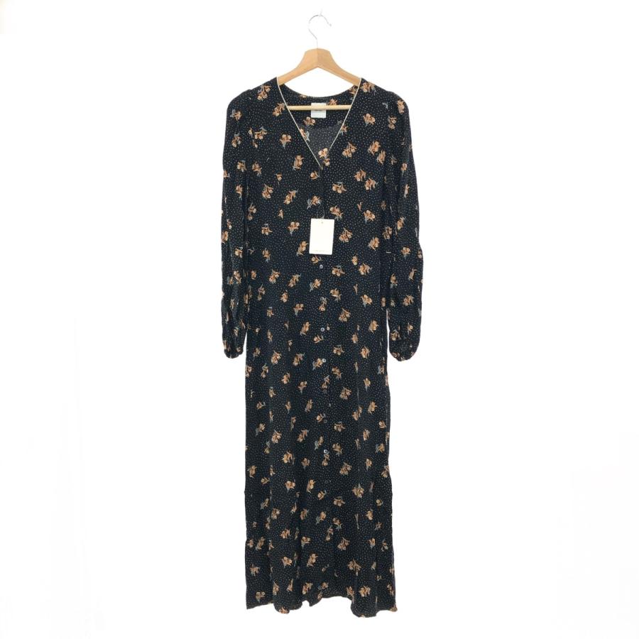 Spick&Span スピック&スパン フォークプリントドレス ワンピース 未  