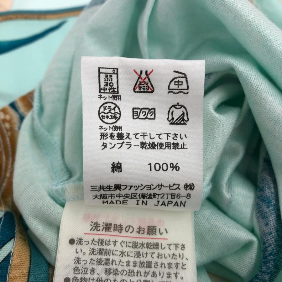 LEONARD レオナール 半袖カットソー サイズ:M ブルー 綿 レディース  