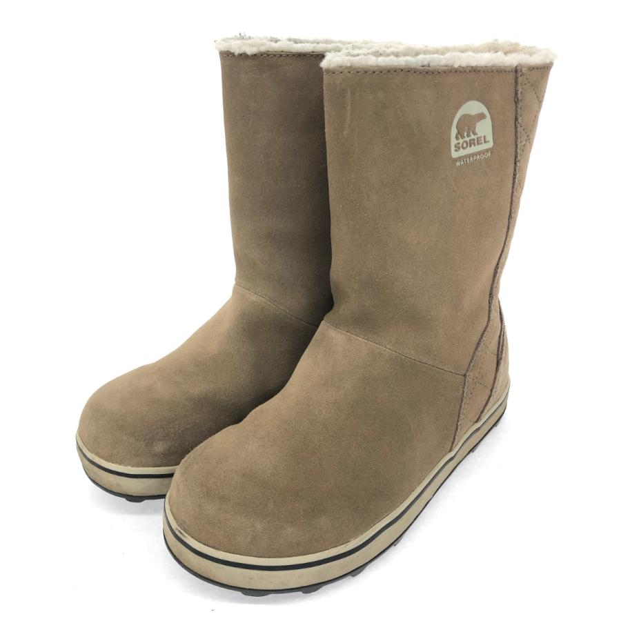 SOREL ソレル グレイシー ブーツ 23 ブラウン レザー ショートブーツ 