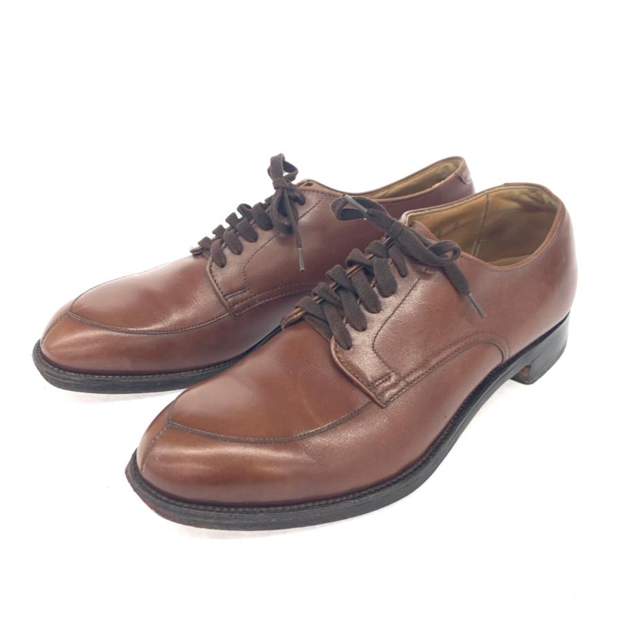 Alden オールデン ドレスシューズ 良好 サイズ8 ブラウン レザー V  