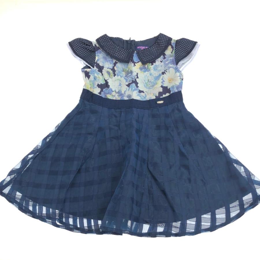 ANNA SUI アナスイ ワンピース キッズサイズ100 ネイビー キッズ ANNA SUI アナスイ ワンピース キッズサイズ100 ネイビー キッズ