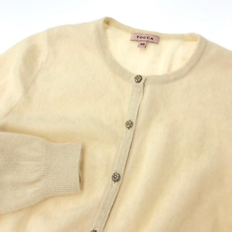TOCCA トッカ 長袖カーディガン サイズ:XS ホワイト アイボリー TOCCA トッカ 長袖カーディガン サイズ:XS ホワイト アイボリー