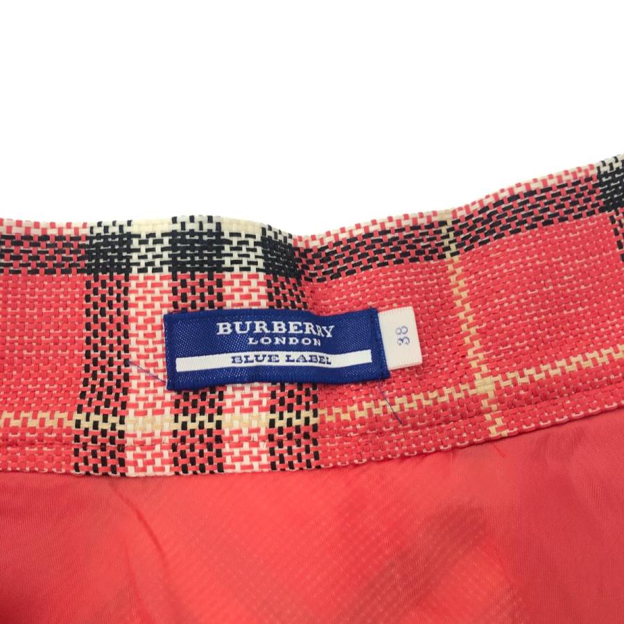 BURBERRY BLUE LABEL バーバリーブルーレーベル タックフレア BURBERRY BLUE LABEL バーバリーブルーレーベル タックフレア