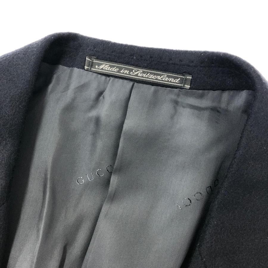 GUCCI グッチ ダブル ジャケット 良好 サイズ:50 ネイビー GUCCI グッチ ダブル ジャケット 良好 サイズ:50 ネイビー