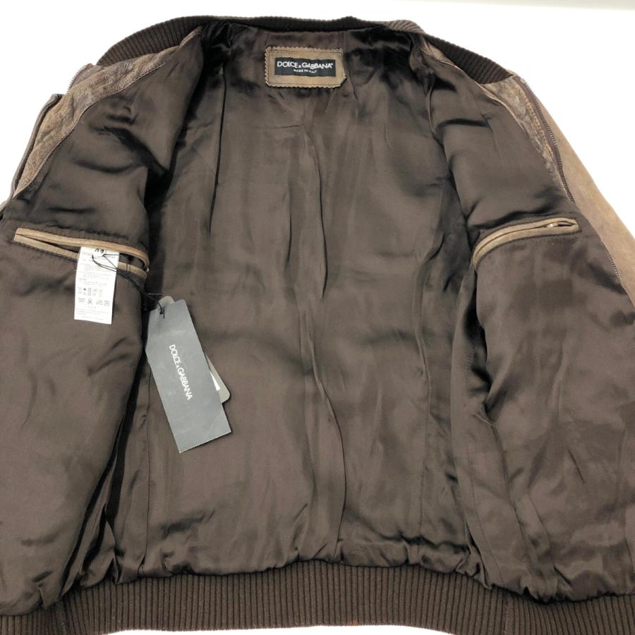 DOLCE&GABBANA ドルチェ&ガッバーナ レザージャケット 未使用品 DOLCE&GABBANA ドルチェ&ガッバーナ レザージャケット 未使用品