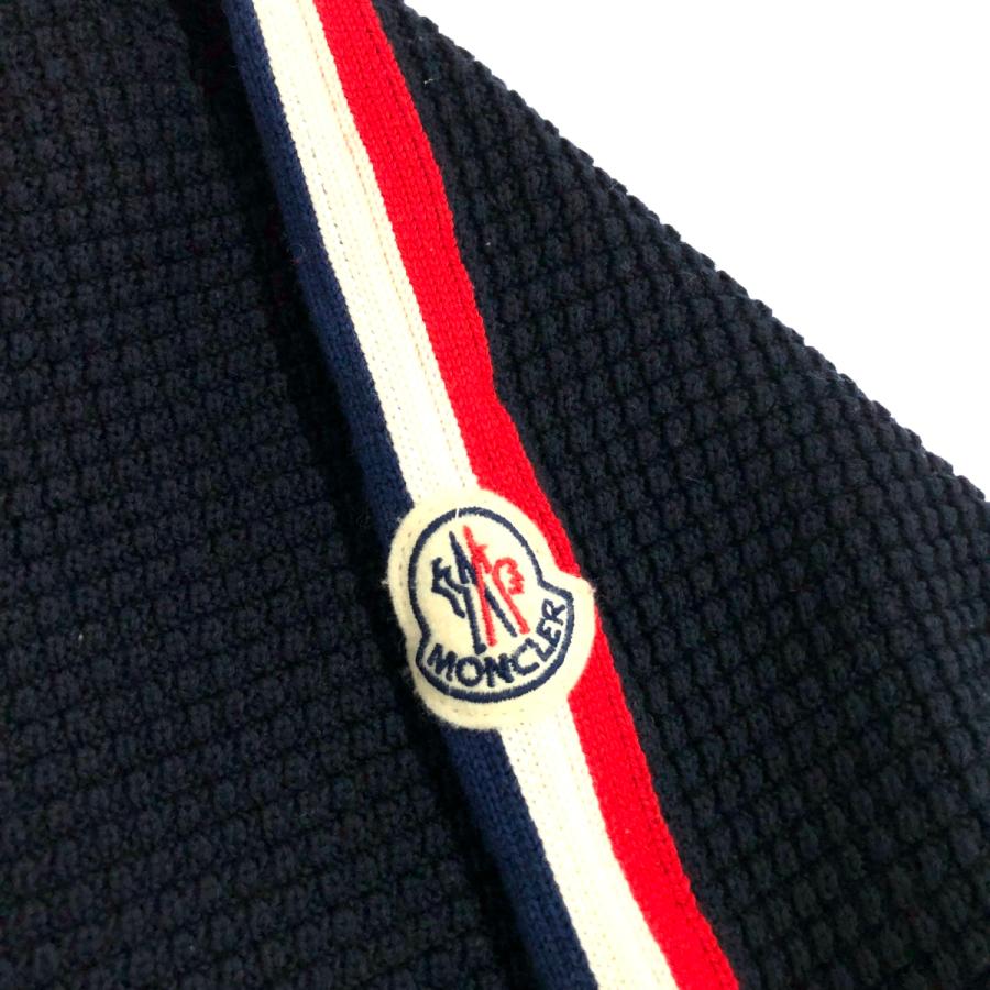 MONCLER モンクレール ワッフル ニット サイズ:M ネイビー MONCLER モンクレール ワッフル ニット サイズ:M ネイビー