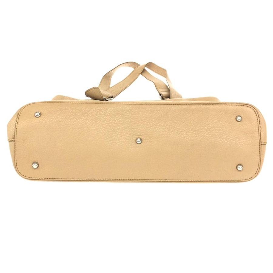 NINA RICCI ニナリッチ トートバッグ ベージュ レザー NINA RICCI ニナリッチ トートバッグ ベージュ レザー