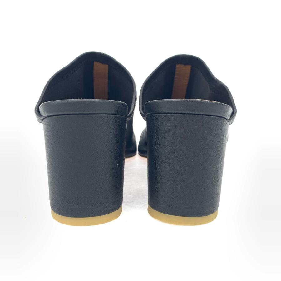 Pippichic ピッピシック サンダル 38 ブラック レザー レディース 靴  