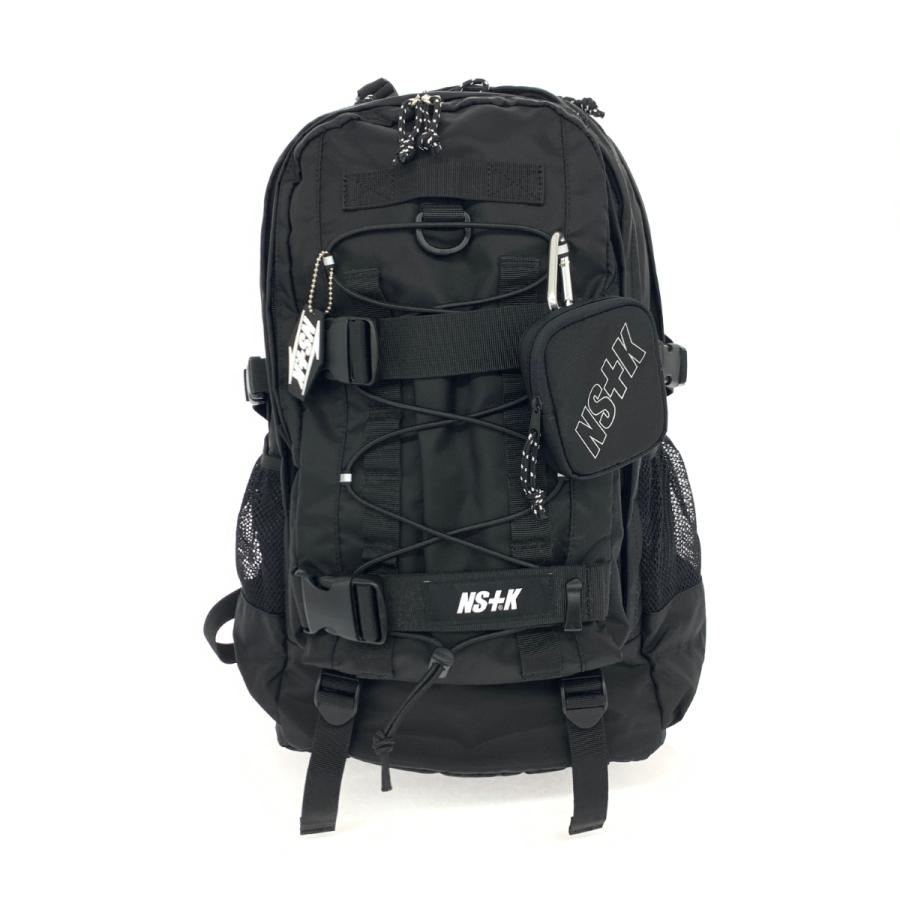 NS＋K ナスティキック リュックサック 美品 ブラック ナイロン メンズ  