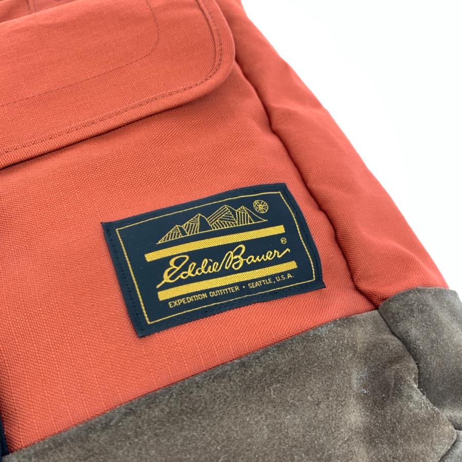 EDDIE BAUER エディーバウアー トートバッグ ブラウン/オレンジ EDDIE BAUER エディーバウアー トートバッグ ブラウン/オレンジ