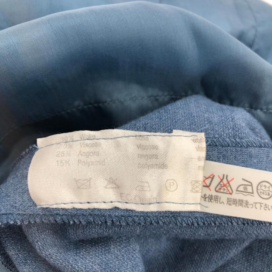 AKRIS アクリス 長袖ワンピース 良好 サイズ:US8 ブルー AKRIS アクリス 長袖ワンピース 良好 サイズ:US8 ブルー