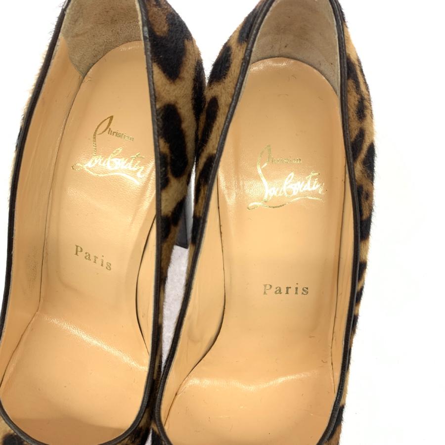 希少　Christian Louboutin ルブタン　ハラコ　ヒール Christian Louboutin クリスチャンルブタン パンプス 36.5 マルチ