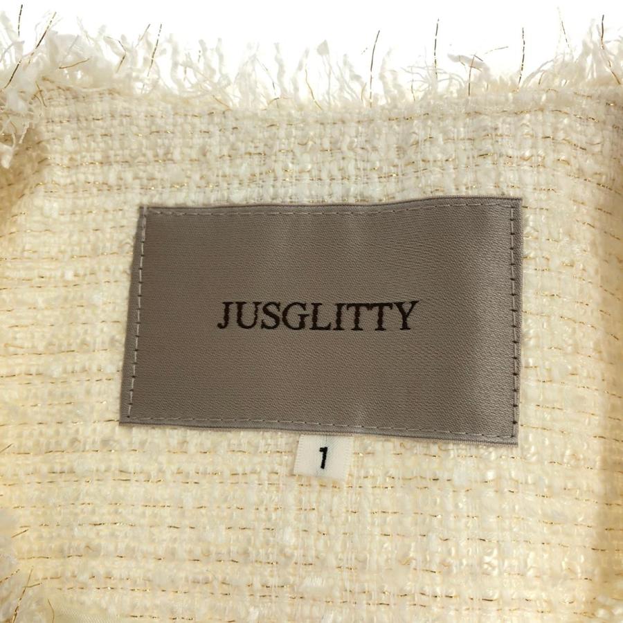 JUSGLITTY ジャスグリッティー ノースリーブジャケット サイズ:1  