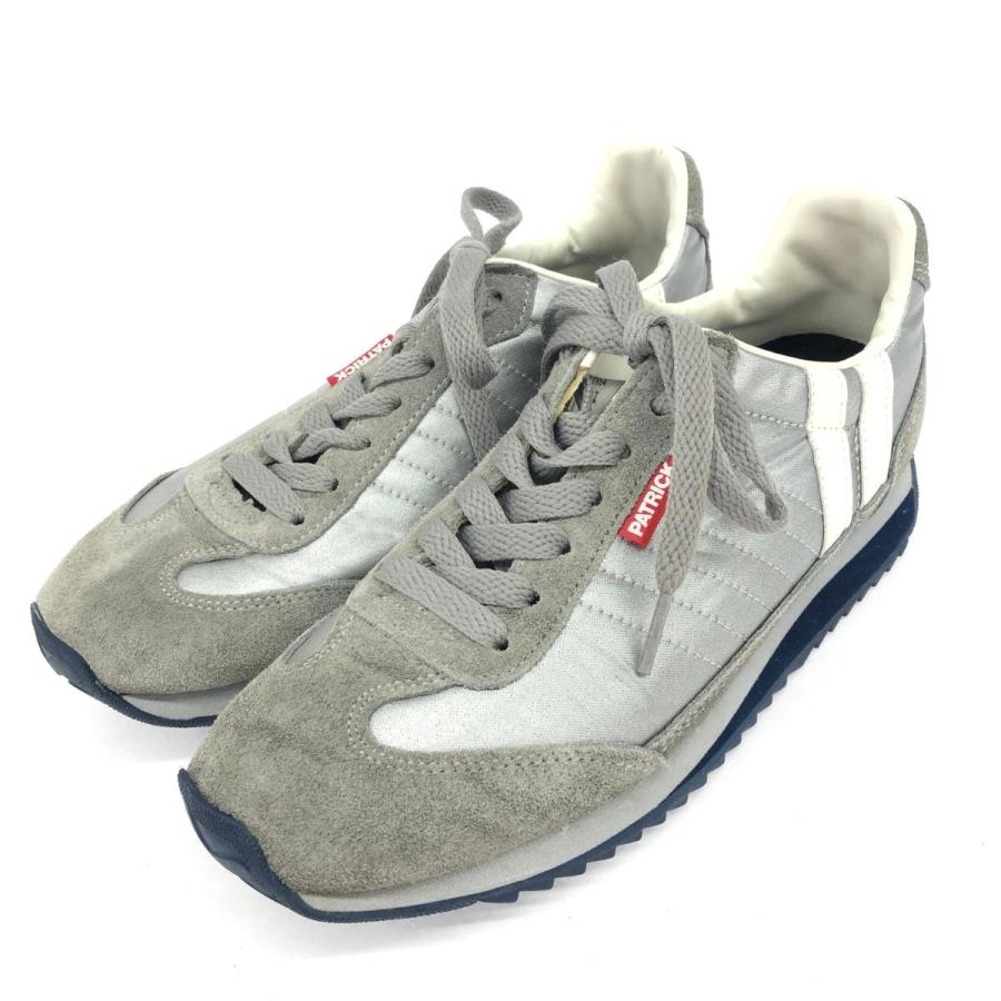 Patrick パトリック スニーカー 36 グレー スウェード・ナイロン  