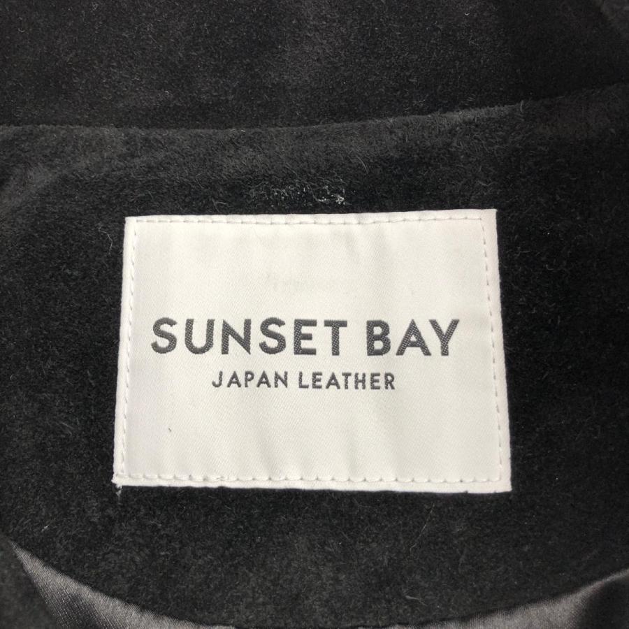SUNSETBAY サンセットベイ レザージャケット サイズ3 ブラック SUNSETBAY サンセットベイ レザージャケット サイズ3 ブラック