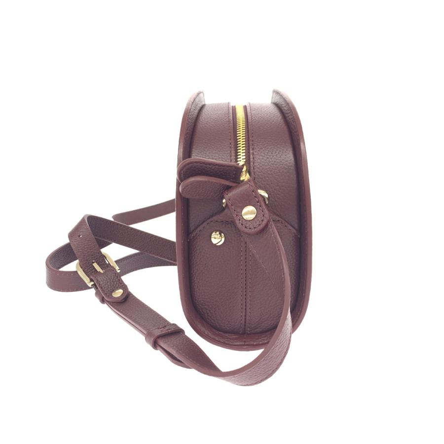 A.P.C. アーペーセー ショルダーバッグ 美品 ボルドー グレイン