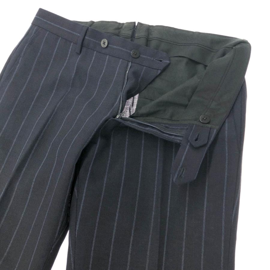 caruso カルーゾ スラックス パンツ サイズ:44 ネイビー ウール caruso カルーゾ スラックス パンツ サイズ:44 ネイビー ウール