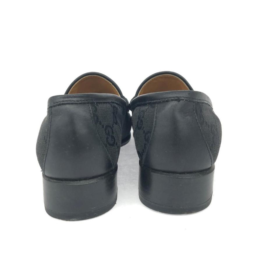 GUCCI グッチ ローファー 34 100・0255 ブラック GGキャンバス GUCCI グッチ ローファー 34 100・0255 ブラック GGキャンバス