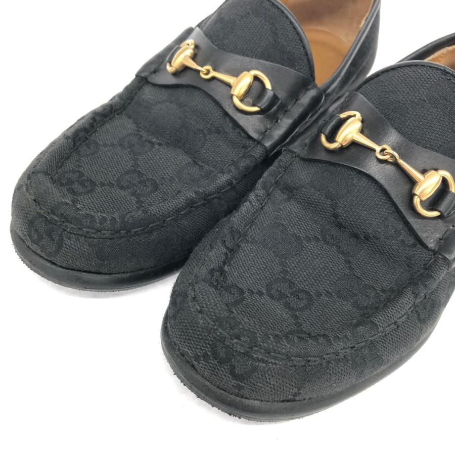 GUCCI グッチ ローファー 34 100・0255 ブラック GGキャンバス GUCCI グッチ ローファー 34 100・0255 ブラック GGキャンバス
