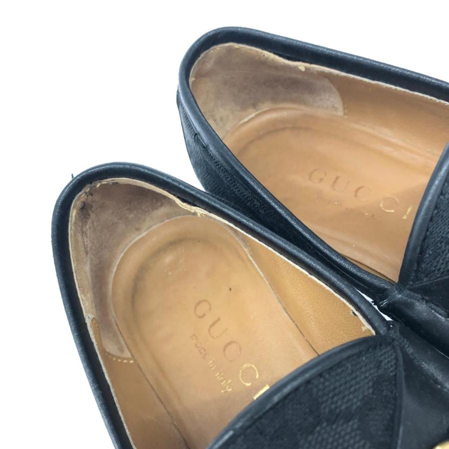 GUCCI グッチ ローファー 34 100・0255 ブラック GGキャンバス GUCCI グッチ ローファー 34 100・0255 ブラック GGキャンバス