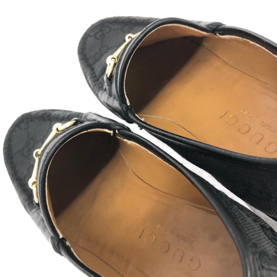 GUCCI グッチ ローファー 34 100・0255 ブラック GGキャンバス GUCCI グッチ ローファー 34 100・0255 ブラック GGキャンバス