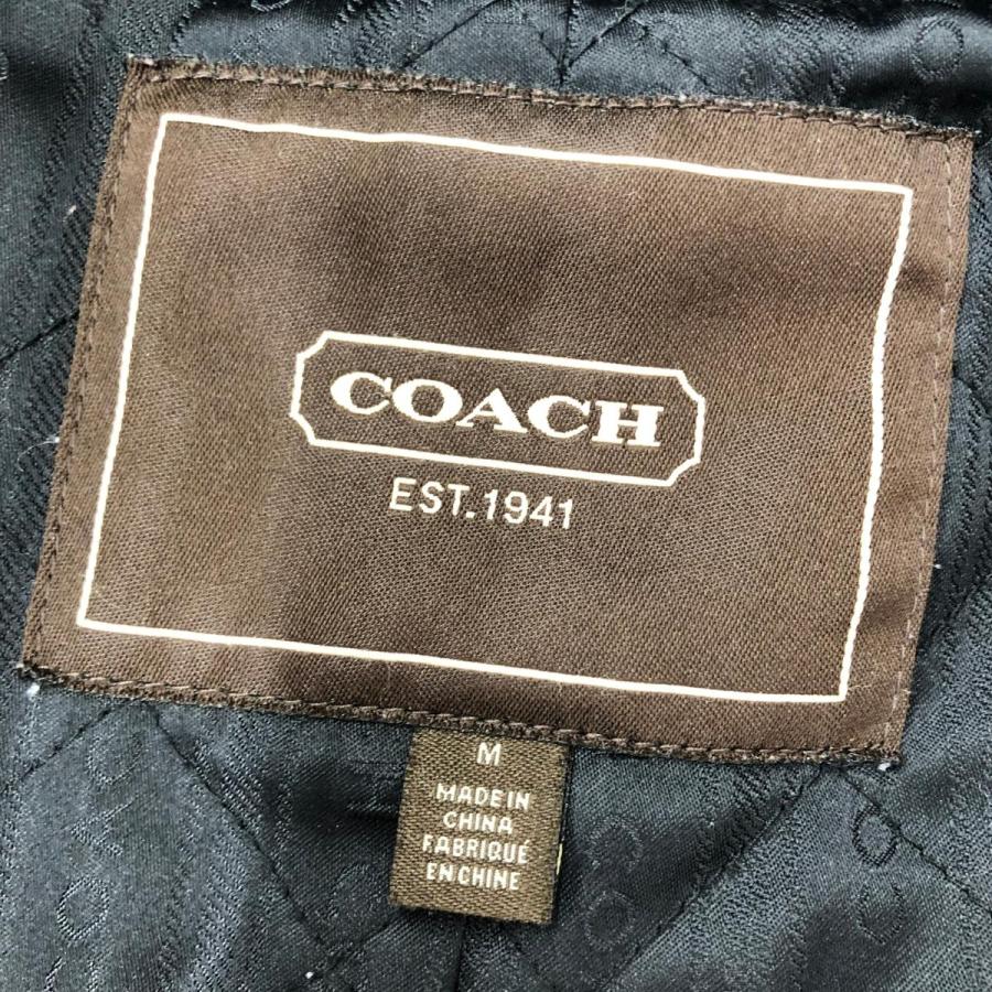 COACH コーチ ショートピー コート サイズ:M ブラック/グレー COACH コーチ ショートピー コート サイズ:M ブラック/グレー