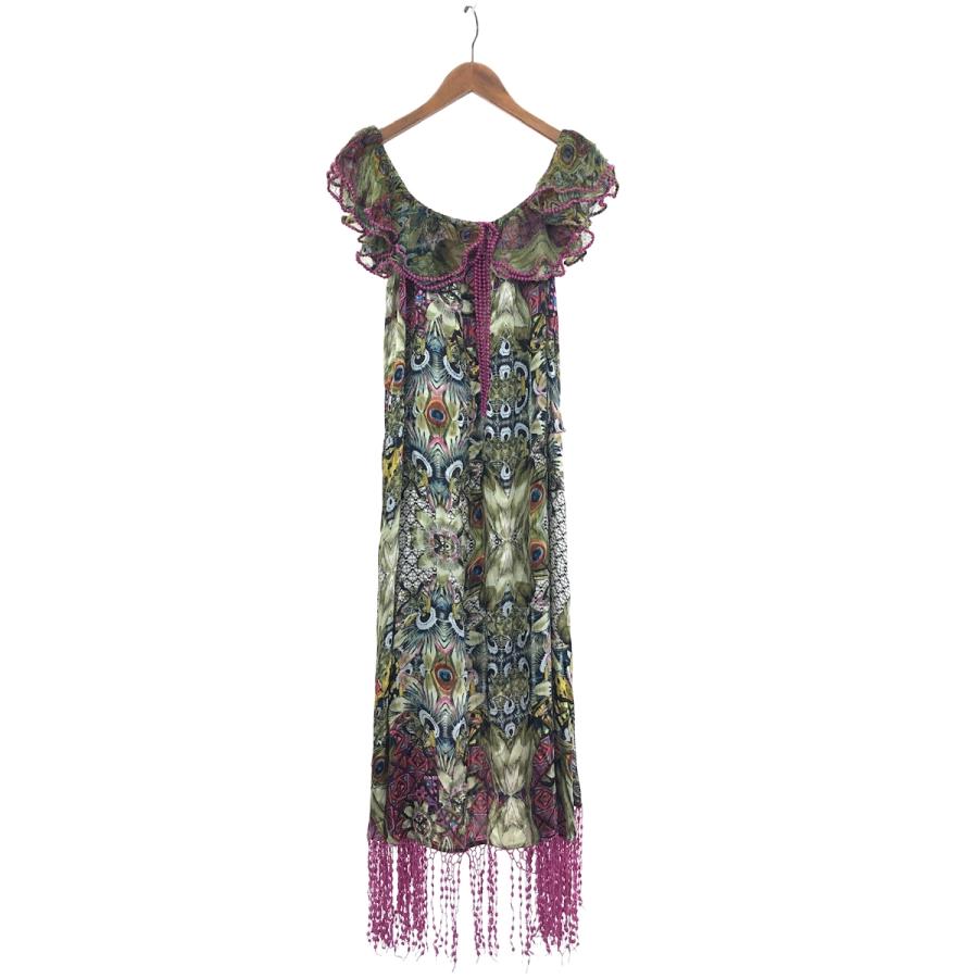 CUSTO BARCELONA クストバルセロナ シルクワンピース 美品 サイズ:38  