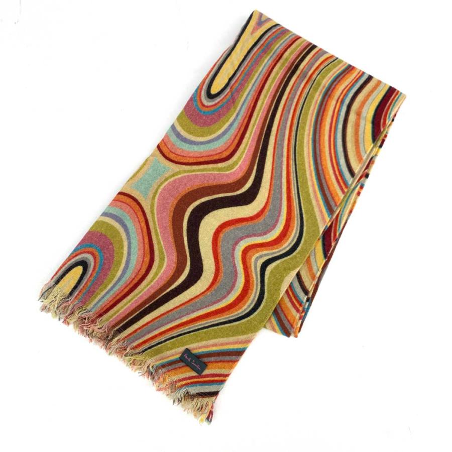 Paul Smith ポールスミス ストール マルチカラー マーブル模様 Paul Smith ポールスミス ストール マルチカラー マーブル模様